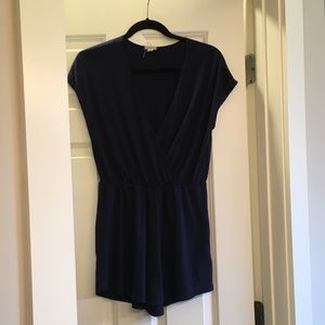 3/$15 Navy Blue Romper Size S